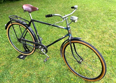 Altes Oldtimer Fahrrad "Präzision" , sehr seltenes altes Herrenfahrrad - Bild 1 von 4