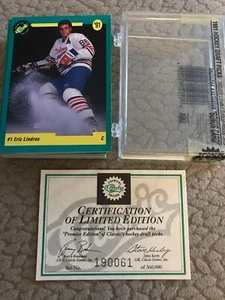 1991 Classic Premier Edition Hockey Draft Pick Complete 50 Card Set ERIC LINDROS - Picture 1 of 3