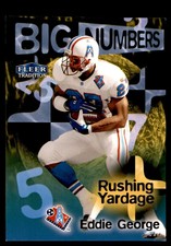 1998 Fleer Tradition Big Numbers #BN6F Eddie George 5 Oilers *510