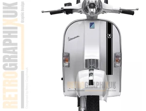 Laurel scooter legshield stripes stickers decals for Vespa PX only - Picture 1 of 6
