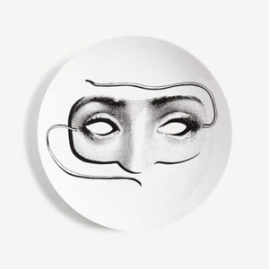 Fornasetti Wall Plate PTV060X Tema E Variazioni No 60 Lina Authentic - Picture 1 of 4