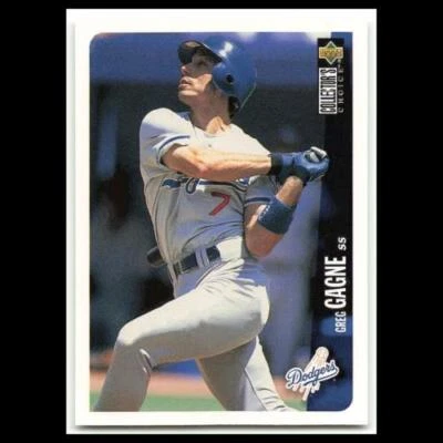 Greg Gagne #579 1996 Collectors Choice Los Angeles Dodgers Baseball Card MLB NM - Image 1 of 3