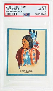 1933 V416 - TEEPEE GUM - CANADA - #28 - GREY EAGLE - PSA 4 VG-EX - NICE! - Picture 1 of 2
