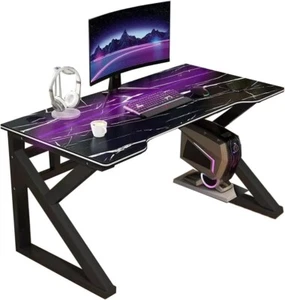 Gaming Desk Home Office Desk - Computer Desk Study Table Laptop Desk Wood Table( - Picture 1 of 6