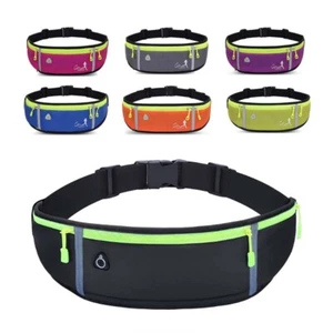 Jogging Running Cycling Gym Bum Bag Travel Waist Belt Pouch Sports Phone Holder - Picture 1 of 20