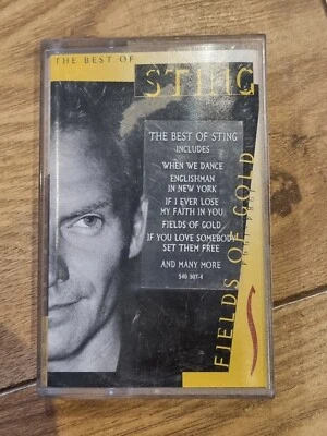 Sting ‎– Fields Of Gold: The Best Of Sting 1984 - 1994 Cassette Tape Compilation - Image 1 of 3