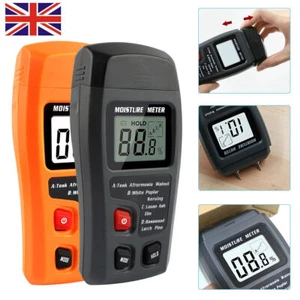 Digital Moisture Detector Damp Meter Wood Brick Screed,Wallpaper Caravan-Tester - Picture 1 of 18