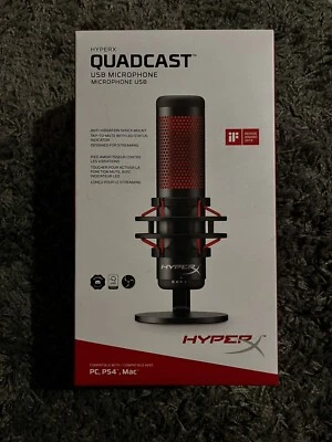HyperX QuadCast USB Streaming-Mikrofon - Schwarz - Bild 1 von 4
