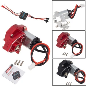 Caja de cambios de transmisión + motor 66T + juego ESC para gladiador 1/24 axial SCX24 AXI90081 - Imagen 1 de 15