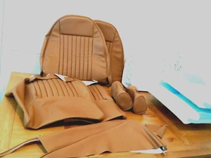 triumph spitfire 1500 SEATS- covers + Foam kit.Fits recline & headrests..1973-81 - Picture 1 of 4
