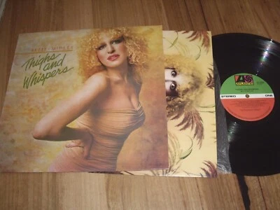 BETTE MIDLER  *OZ 1st Press with Insert LP ' THIGHS AND WHISPERS ' 1979 EXC - Image 1 of 2