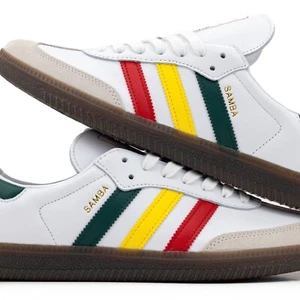 Adidas Samba OG Tenis Jamaica One Love Rasta Retro Entrenadores Originales Zapatos - Imagen 1 de 9