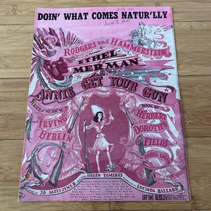 Vintage Sheet Music - Doin' What Comes Natur'lly - 1946 Irving Berlin - Picture 1 of 8