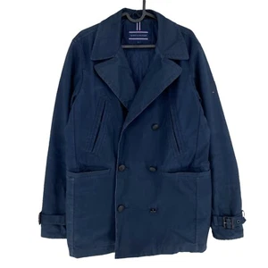 Tommy Hilfiger Azul Marino 100% Algodón Gabardina TALLA S - Imagen 1 de 12