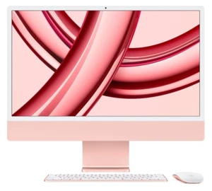 Apple iMac 24" 4.5K Retina 2021 - 256GB SSD 8GB Ram - 8C CPU 8C GPU M1 - Pink - Afbeelding 1 van 4
