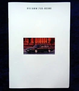BMW 7er Reihe, E 32 Prospekt, 2.1992, Modelle: 730i, 740i, 740iL, 750i, 750iL - Picture 1 of 9