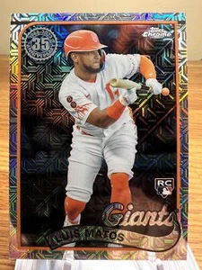 2024 Topps #T89C-30 Luis Matos 1989 Topps Baseball 35. Chrom (Serie 1) - Bild 1 von 2