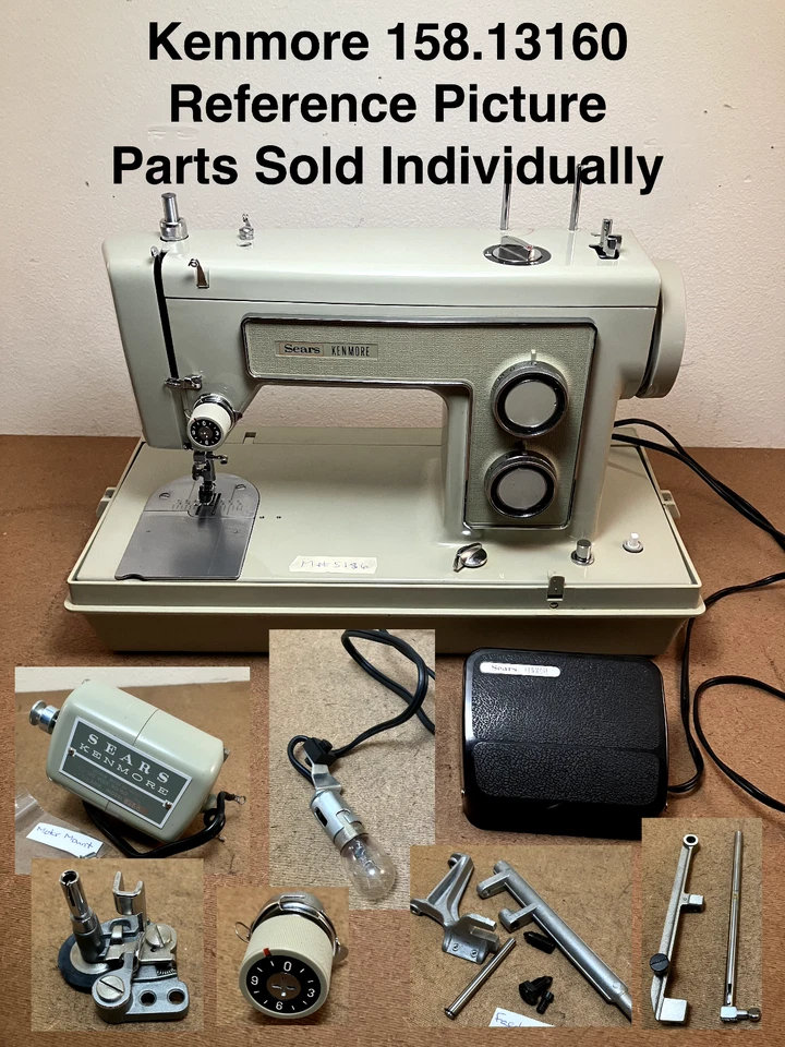 Sears Kenmore Sewing Machine Parts - You Pick! - OEM 158 158.13160 15813160 - Image 1 of 1