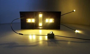 KIT LUCE LED BIANCO CALDO 7/21V DC PER TRENO LGB 4065 CABOOSE E SIMILI SCALA G - Foto 1 di 2