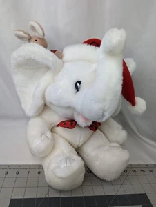 Commonwealth weißer Elefant Weihnachten Maus Plüsch 13 Zoll 1993 Stofftier - Bild 1 von 13