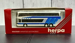Autobús Herpa Setra Imperial Azul/Blanco Escala 1/87 HO Nuevo - Imagen 1 de 6