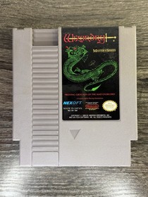 Wizardry: Proving Grounds of the Mad Overlord (Nintendo NES) Game And Dust Cover