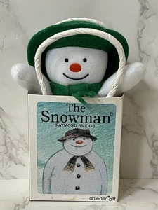 Vintage Eden der Schneemann Plüsch in Geschenktüte Raymond Briggs 5 Zoll groß - Bild 1 von 8