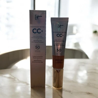 it Cosmetics CC+ Color Correcting Full Coverage Cream- Farbe Rich 32ml NEU - Bild 1 von 2
