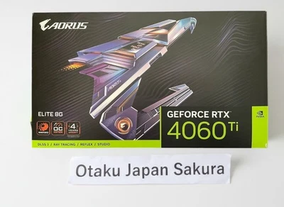 GIGABYTE AORUS GeForce RTX 4060 Ti ELITE 8G OC Scheda Grafica GPU RGB Testata JP - Immagine 1 di 4