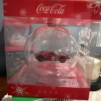 2025 M2 Machines Coca-Cola Christmas Ornament Ford GT - Image 1 of 4
