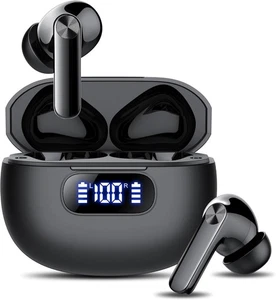 Wireless Earbuds Bluetooth 5.3 Kopfhörer ENC Mikrofon HiFi Stereo 48H Spielzeit IP7 - Bild 1 von 11