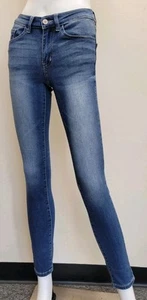 Jeans Kancan taglia 1/24 lavaggio medio jeans gamba skinny 24X30 - Foto 1 di 6