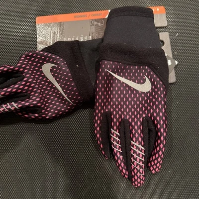 Nuevo Nike Therma-Fit Elite 2.0 Guantes para Correr Guantes Atléticos Rosa Negro Talla L Foto 1 de 4