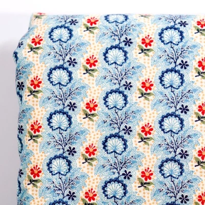 General Fabrics BTHY Media Yarda Acolchado Algodón Cachemira Colonial Floral Rayas Foto 1 de 4