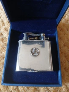 Art Deco Mercedes Solid Silver Petrol Lighter - Picture 1 of 5