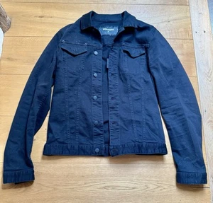 DSQUARED2 Men's Black Denim Jacket UK42 EU52 - Picture 1 of 7