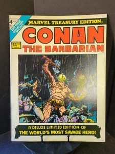 CONAN THE BARBARIAN Marvel Treasury Edition #4 Barry Smith Art Over-sized Format - Picture 1 of 3