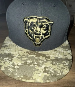 New Era 59FIFTY Chicago Bears Camouflage Mütze USA Flagge nicht verstellbar 7 1/8 - Bild 1 von 9