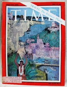 TIME MAGAZINE 19 MAY 1961 VINTAGE NEWS & ADVERTISING - TRAVEL THE FARAWAY PLACES - Picture 1 of 10