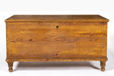 Antique Pennsylvania Grain Painted Blanket Chest - Image 1 of 4