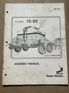 PRASCO Super Seeder Assembly Manual, 180 Series Chisel Plow, Model 75-55, 3/1980 - Picture 1 of 1