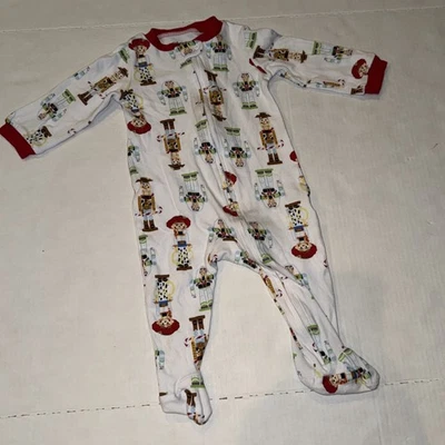 Pijama Disney Baby Toy Story Navidad con patas para dormir 6-9 meses tejido de algodón Foto 1 de 4