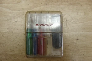 Vntg Archer Tandy Corp. 9 Pc. Screwdriver Set W/Original Soft Plastic Case,XLINT - Picture 1 of 5