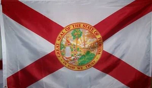 3x5 POLYESTER FLORIDA STATE FLAG - ST ANDREWS CROSS - Picture 1 of 2