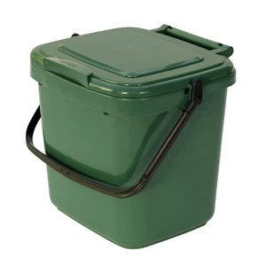 Green Kitchen Compost Caddy - Food Waste Recycling (7 Litre) - Picture 1 of 6