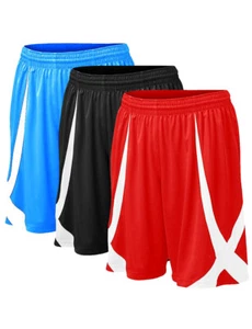 3x Lot TopTie Mens Basketball Shorts No Pockets MMA Pro Flag Football Gym Sports - Picture 1 of 20
