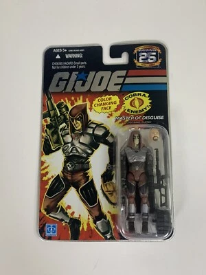 2007 Hasbro G.I.Joe Master Of Disguise Zartan Cobra 25º Aniversário NOVO Selado  - Imagem 1 de 4