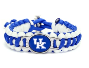 New Kentucky Wildcats Paracord Adjustable Bracelet, Gift for Her Mom Him Dad - Picture 1 of 5