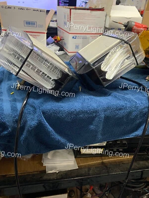 whelen freedom micro edge cubes pair AMBER LED CLEAR LENSES - Image 1 of 4