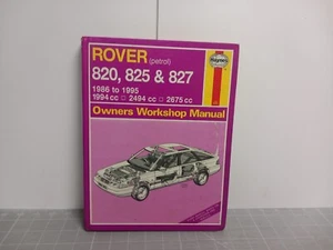 Rover 820, 825 e 827 (benzina) Manuale Officina Haynes 1986-1995 Servizio Garage - Foto 1 di 4